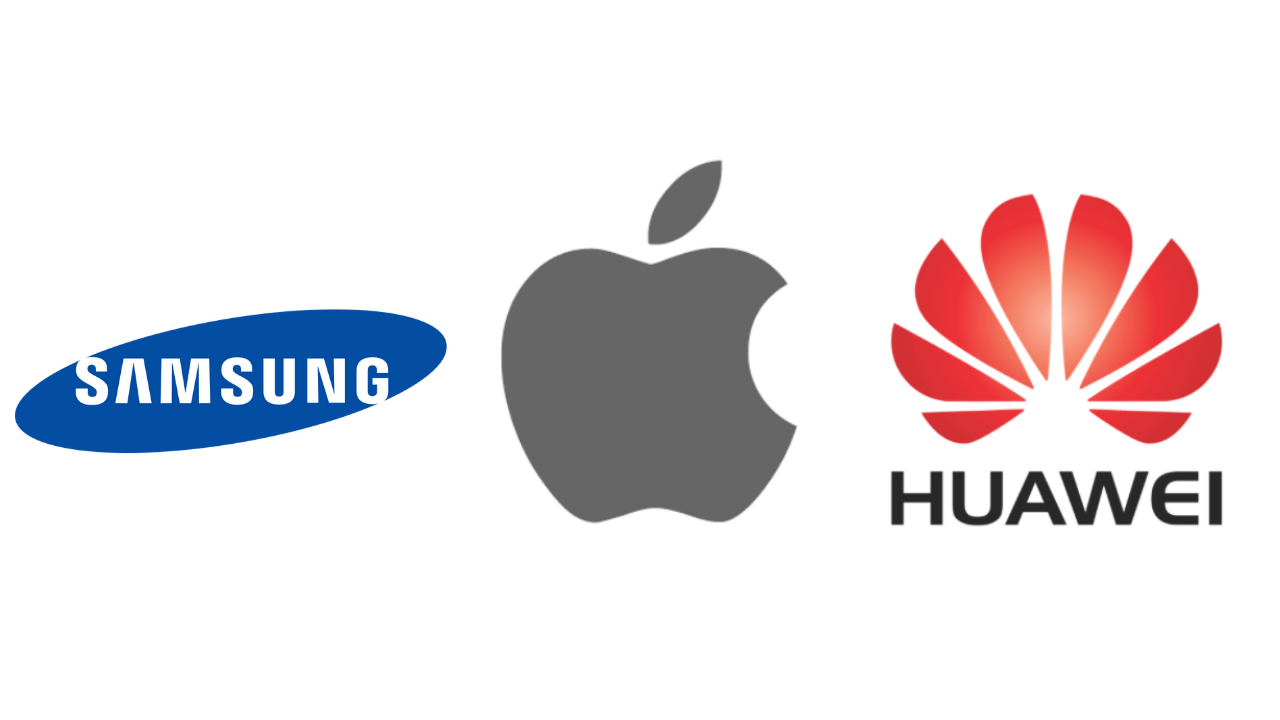 Samsung Huawei Apple Logo