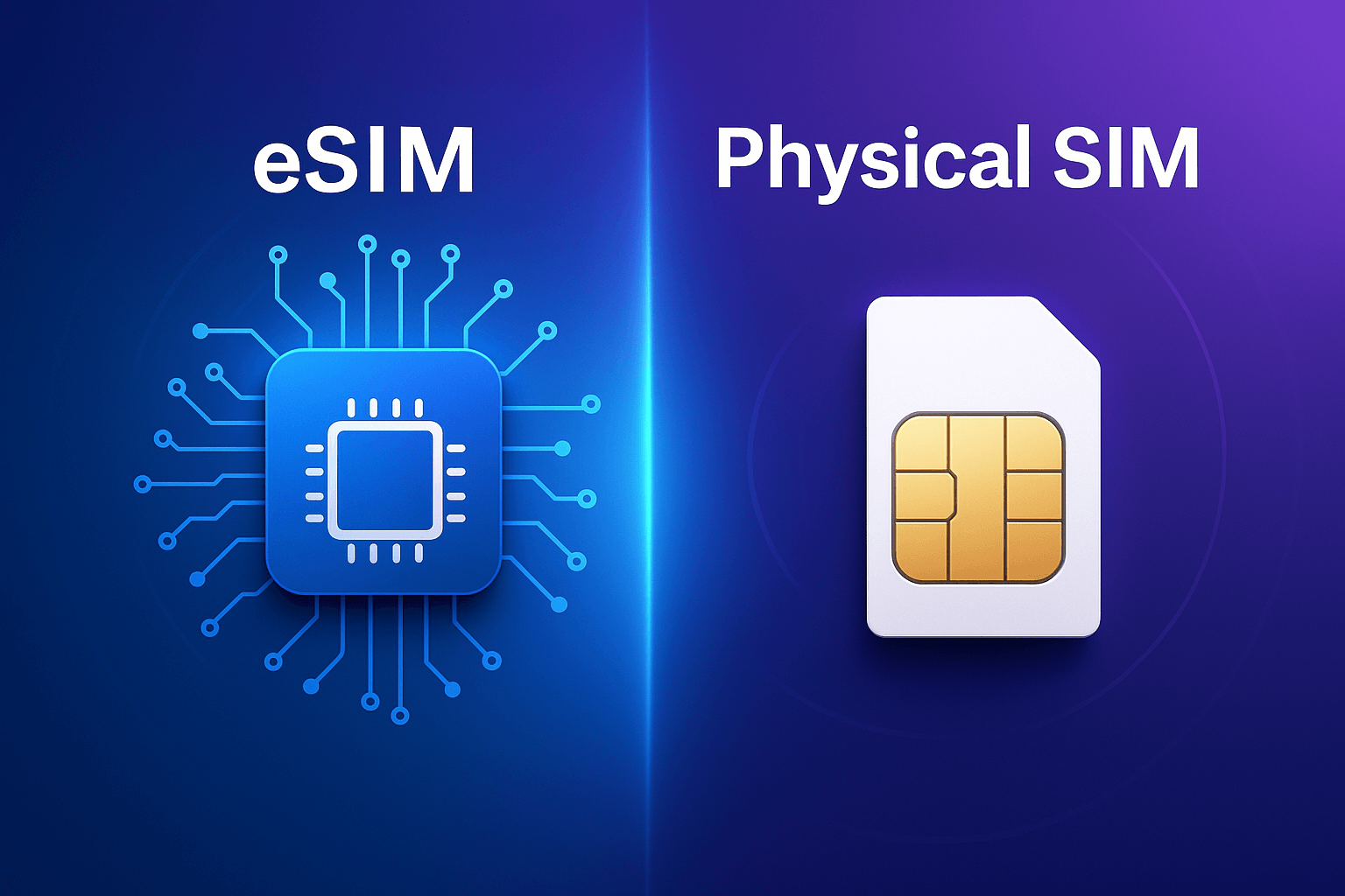 eSIM vs Physical SIM