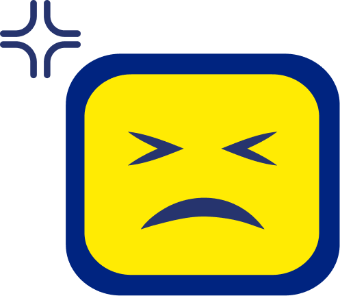 Sad face